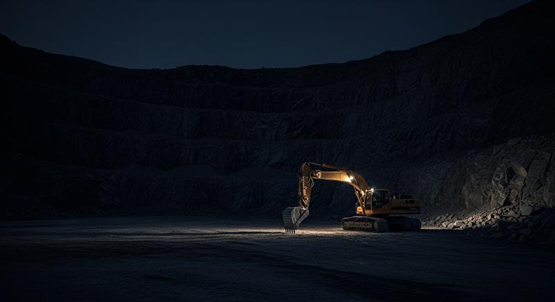 Předcházení vloupání velkého vybavení na vzdálených těžebních webech pomocí řešení GPS Protrack